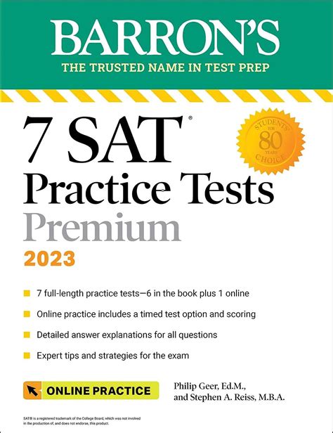 Barron's SAT with Online Tests (Barron's Test Prep)